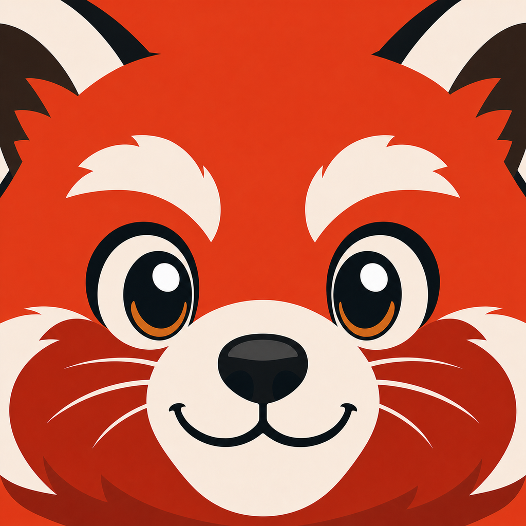 Reps red panda app icon
